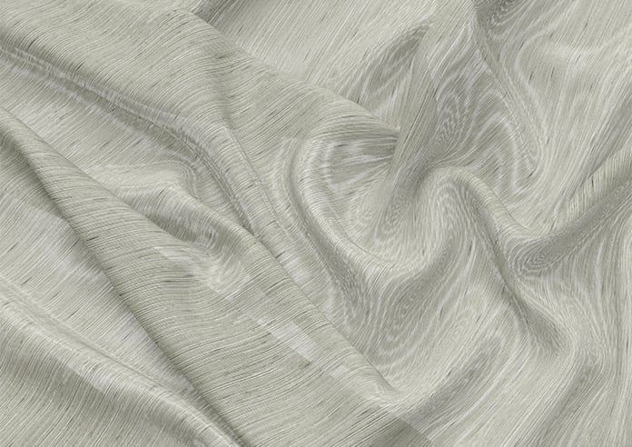 Sahara Voile, Metallic Pearl Grey - Motorised Roman Blind - Image 4